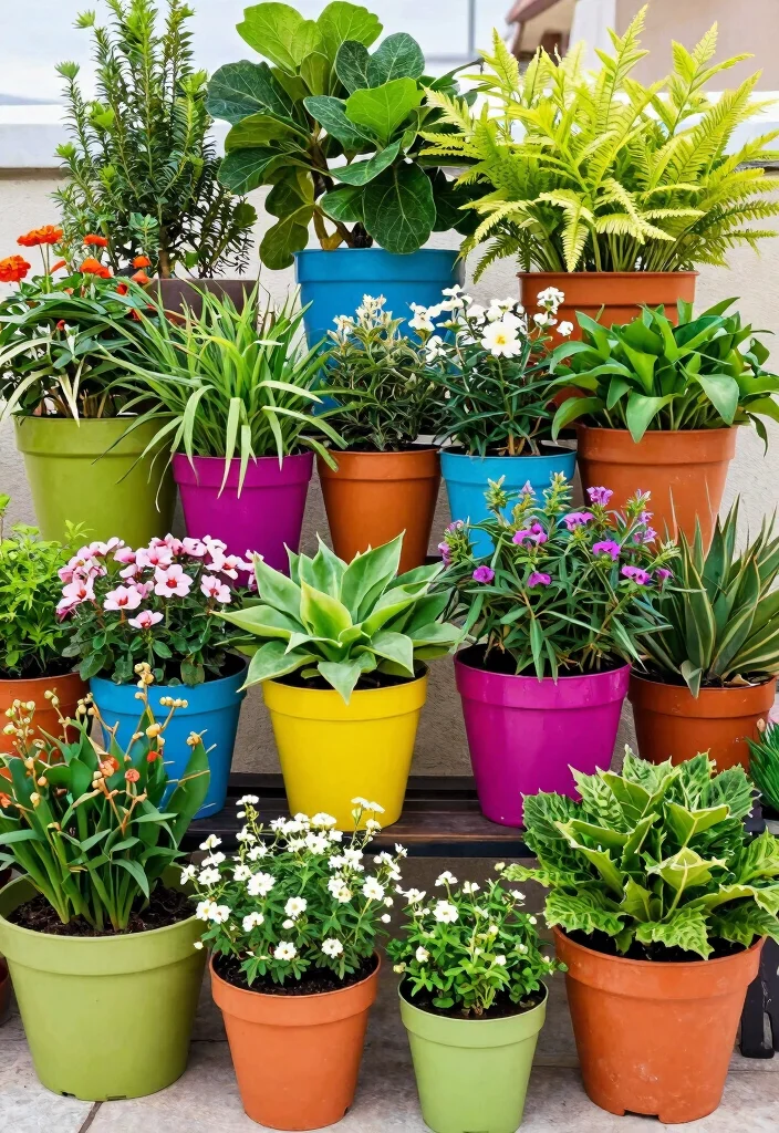 17 Terrace Garden Design Rooftop Ideas With Lush Greenery 15 17 Terrace Garden Design Rooftop Ideas With Lush Greenery - 15. Container Gardening 1