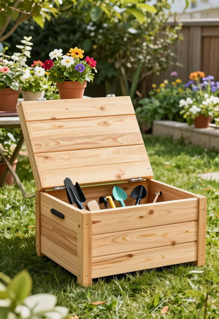 17 Timber Planter Boxes Ideas With Natural Warmth - 11. Timber Planter Box with Lid 1