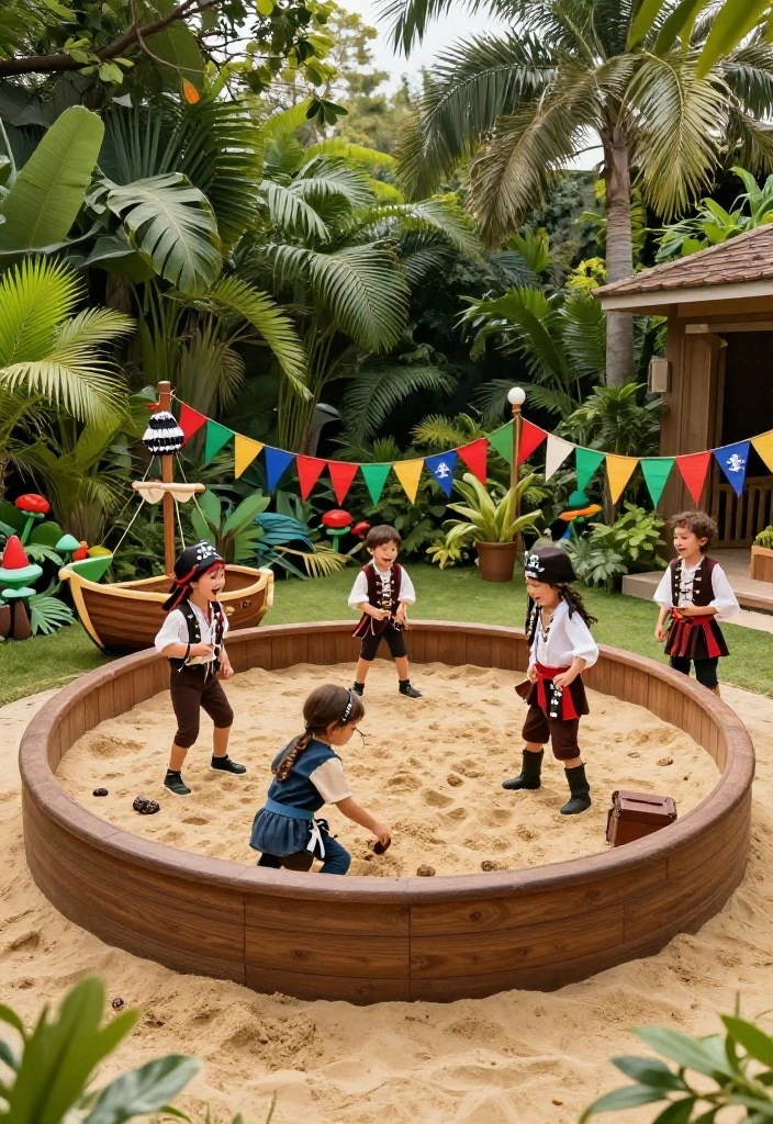 18 Backyard Playground Landscaping Ideas Kids Will Love - 3. Themed Garden Play Zones 1
