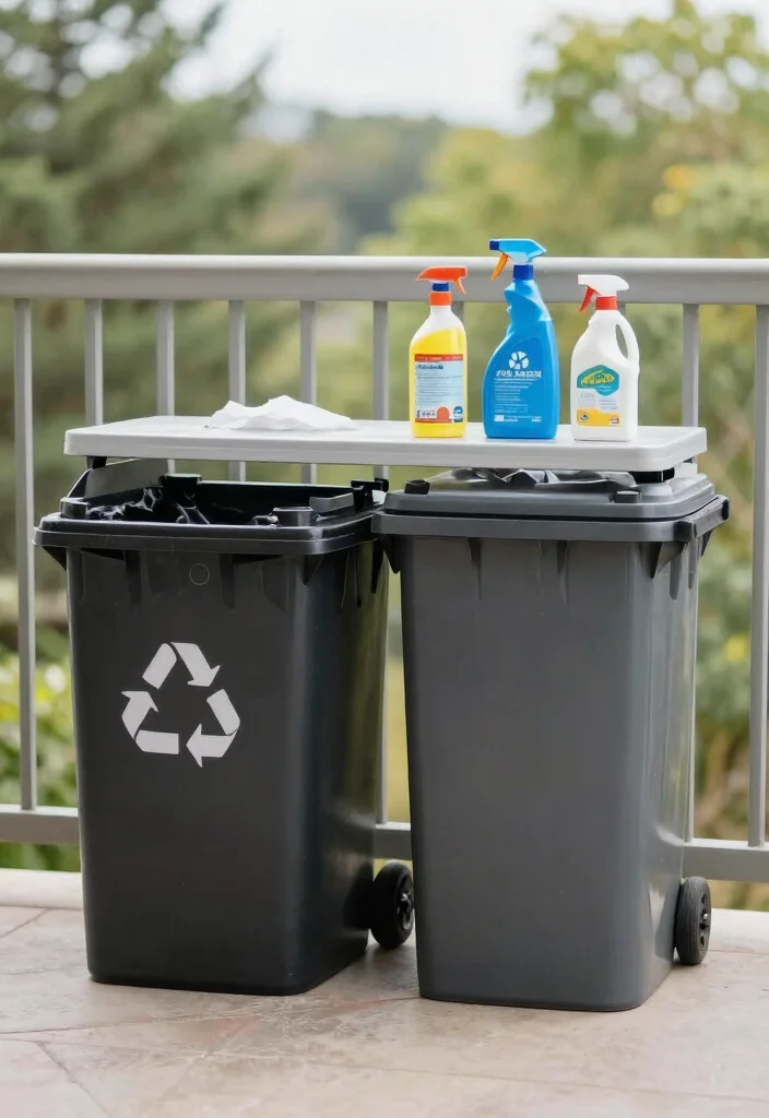 18 Balcony BBQ Ideas for Fun Outdoor Cooking 17 18 Balcony BBQ Ideas for Fun Outdoor Cooking - 17. Plan for Clean-Up 1