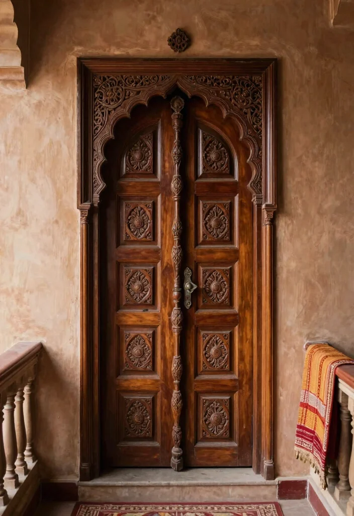 18 Balcony Door Design Indian Ideas With Elegant Detail 13 18 Balcony Door Design Indian Ideas With Elegant Detail - 13. Traditional Bangla Doors 1