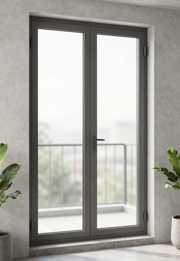 18 Balcony Door Design Indian Ideas With Elegant Detail 17 18 Balcony Door Design Indian Ideas With Elegant Detail - 17. Contemporary Metal Frames 1