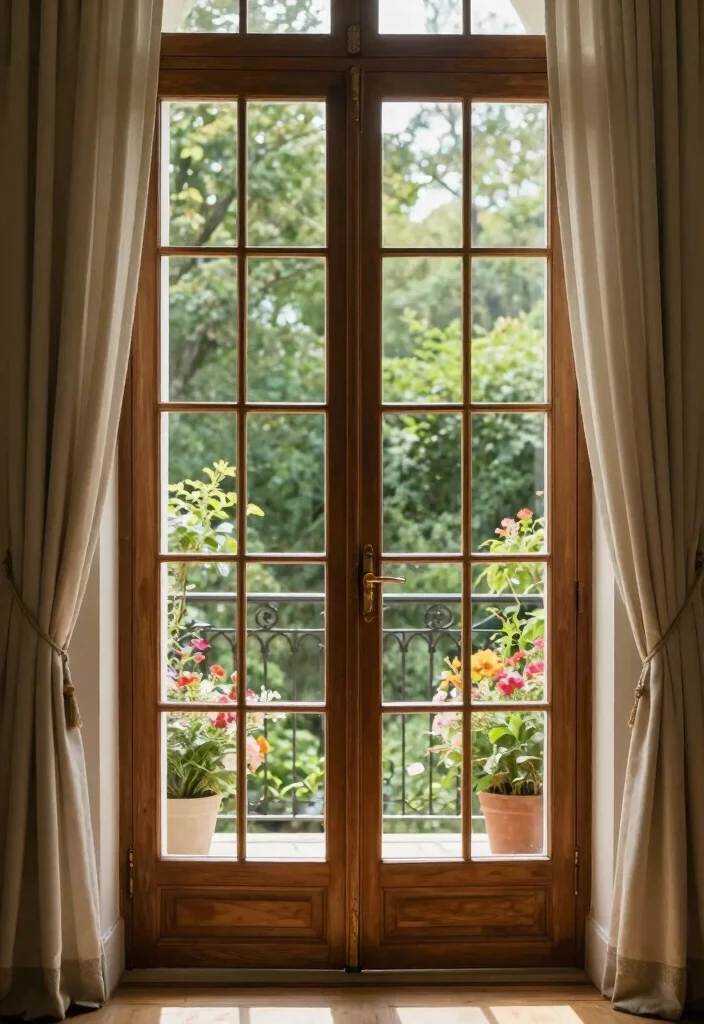 18 Balcony Door Design Indian Ideas With Elegant Detail 8 18 Balcony Door Design Indian Ideas With Elegant Detail - 8. Elegant French Doors 1