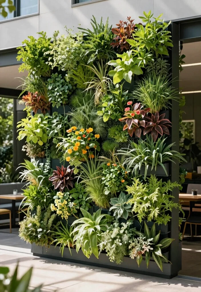 18 Garden Fence Design Ideas That Elevate Your Yard - 11. Green Living Walls for Sustainability 1