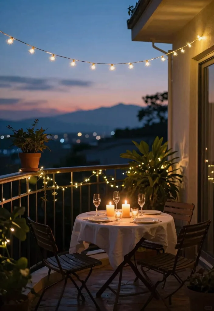 18 Home Balcony Design Ideas With Modern Touch - 4. Outdoor Lighting Magic 1