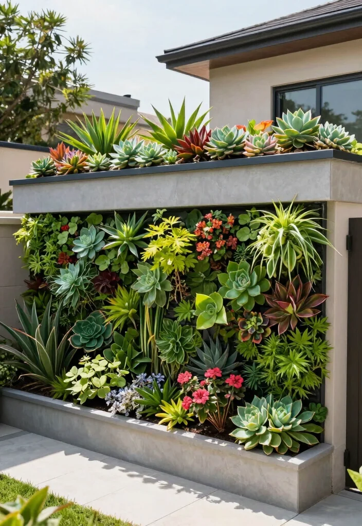 18 Modern Backyard Design Ideas With Sleek Outdoor Style - 10. Green Roofs and Living Walls 1