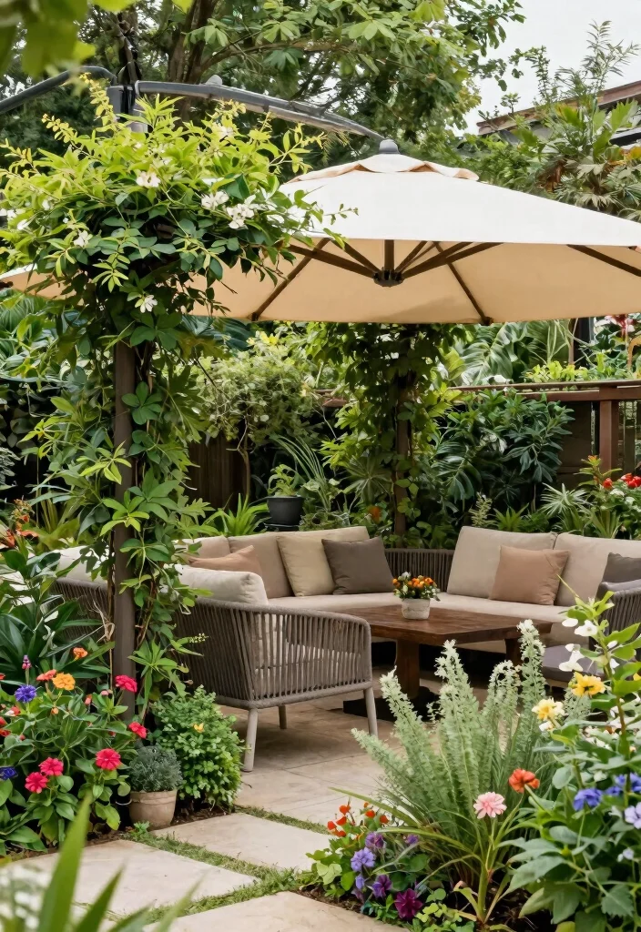 18 Open Terrace Garden Ideas Indian Homes Will Love - 14. Shade Solutions: Comfort in the Heat 1