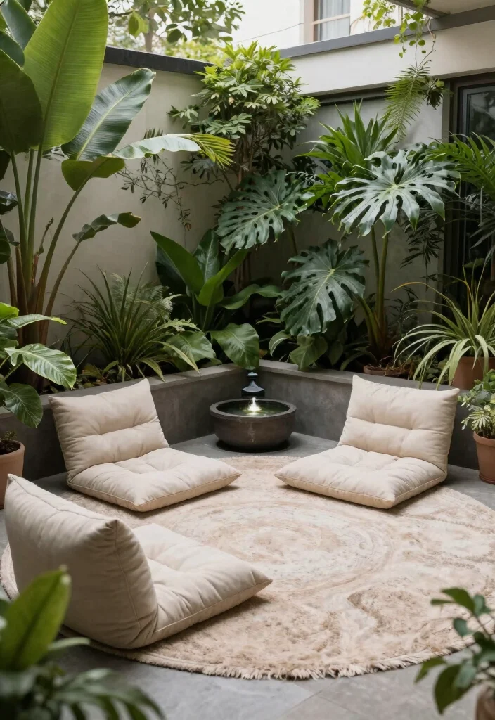 18 Open Terrace Garden Ideas Indian Homes Will Love - 17. Meditation Corner: Find Your Peace 1