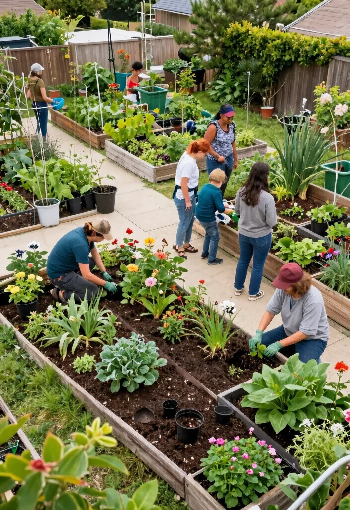 18 Open Terrace Garden Ideas Indian Homes Will Love - 18. Community Garden Space: Share the Love 1