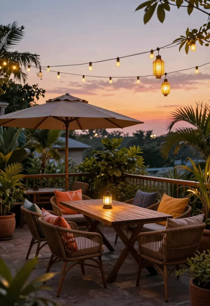 18 Open Terrace Garden Ideas Indian Homes Will Love - 2. Cozy Seating Retreat 1