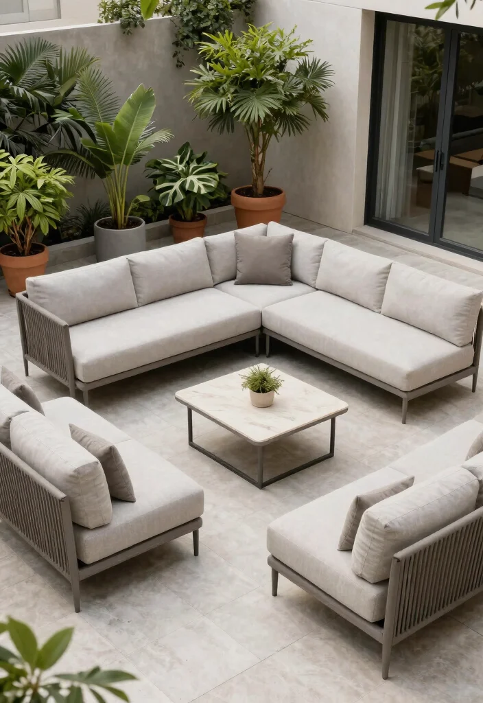 18 Outdoor Terrace Furniture Ideas With Modern Comfort - 10. Modular Outdoor Furniture 1