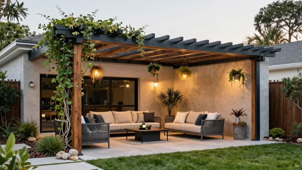 18 Pergola Over Garage Ideas With Functional Style