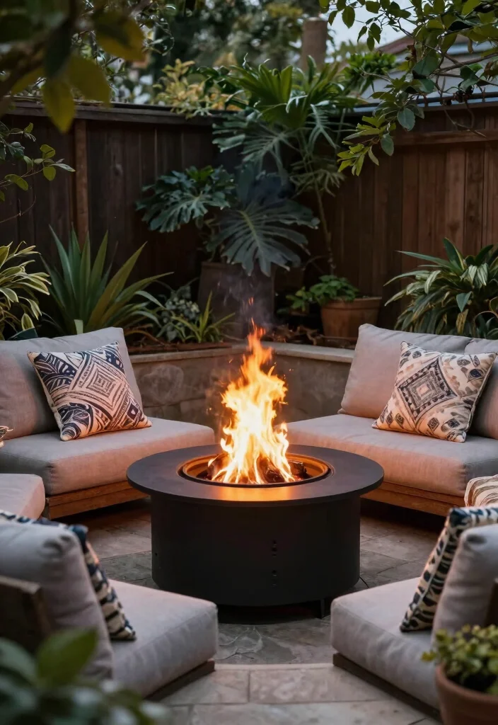 18 Small Backyard Landscaping 2026 Trending Ideas That Maximize Every Inch - 14. Compact Fire Pits: Warm Gatherings 1
