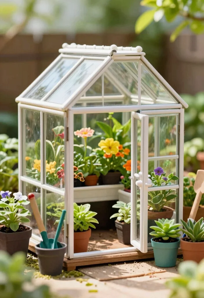 18 Small Backyard Landscaping 2026 Trending Ideas That Maximize Every Inch - 16. Miniature Greenhouses: Year-Round Gardening 1