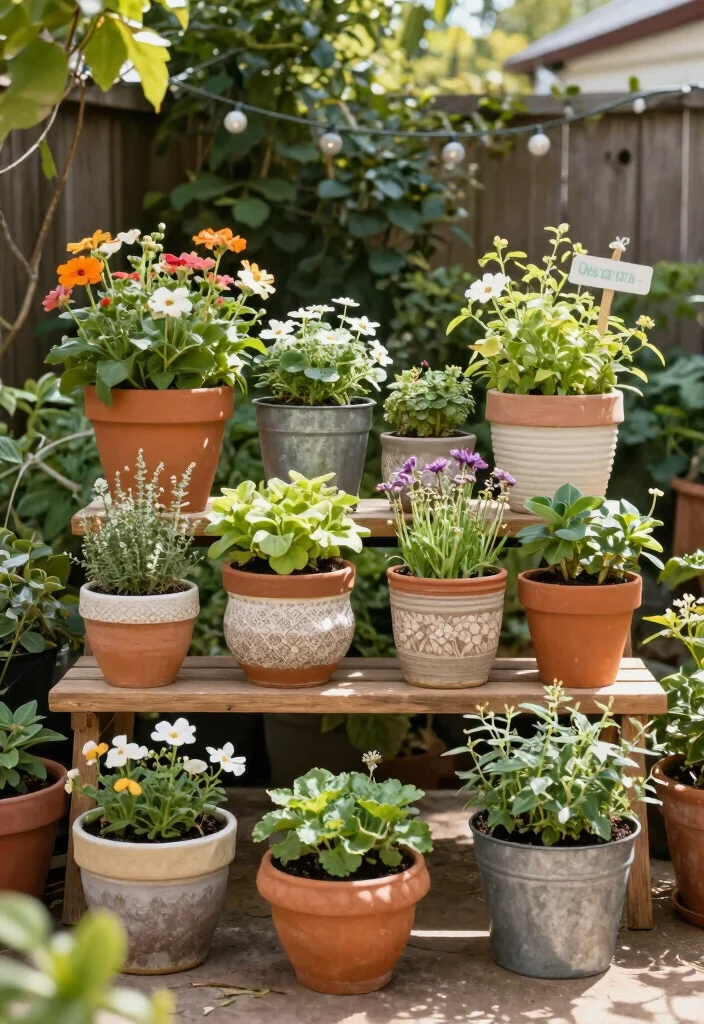 18 Small Backyard Landscaping 2026 Trending Ideas That Maximize Every Inch - 4. Container Gardening: Flexibility and Style 1