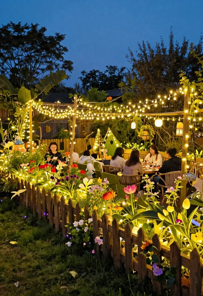 18 Solar Lights on Fence Ideas That Glow Beautifully - 2. Fairy Lights for a Whimsical Wonderland 1