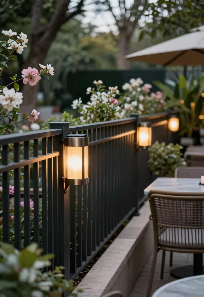 18 Solar Lights on Fence Ideas That Glow Beautifully - 4. Decorative Solar Sconces for Elegant Styling 1