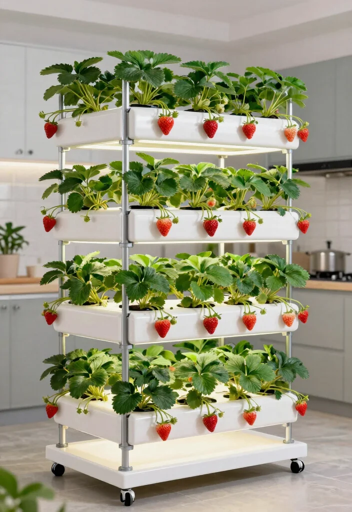 18 Strawberry Planter 2026 Trending Ideas That Maximize Harvest - 9. Vertical Hydroponic Systems 1