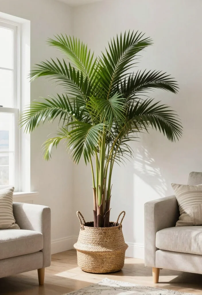 18 Tree in Planter Ideas That Make a Statement - 5. A Tropical Touch with Palms 1