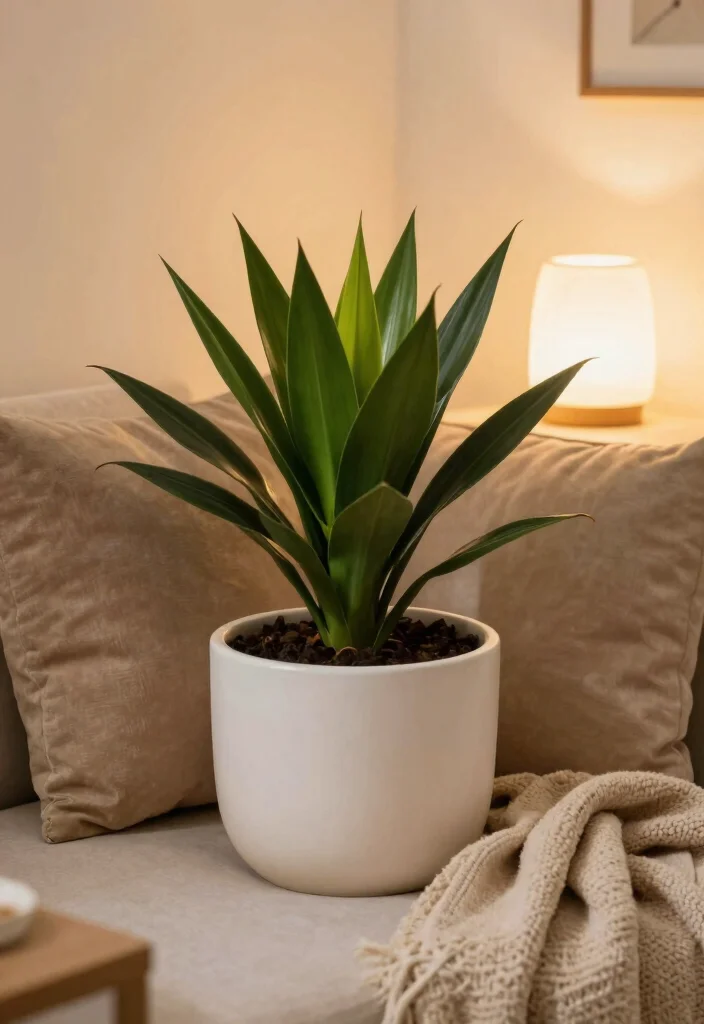 18 Tree in Planter Ideas That Make a Statement - 9. A Cozy Corner with a ZZ Plant 1