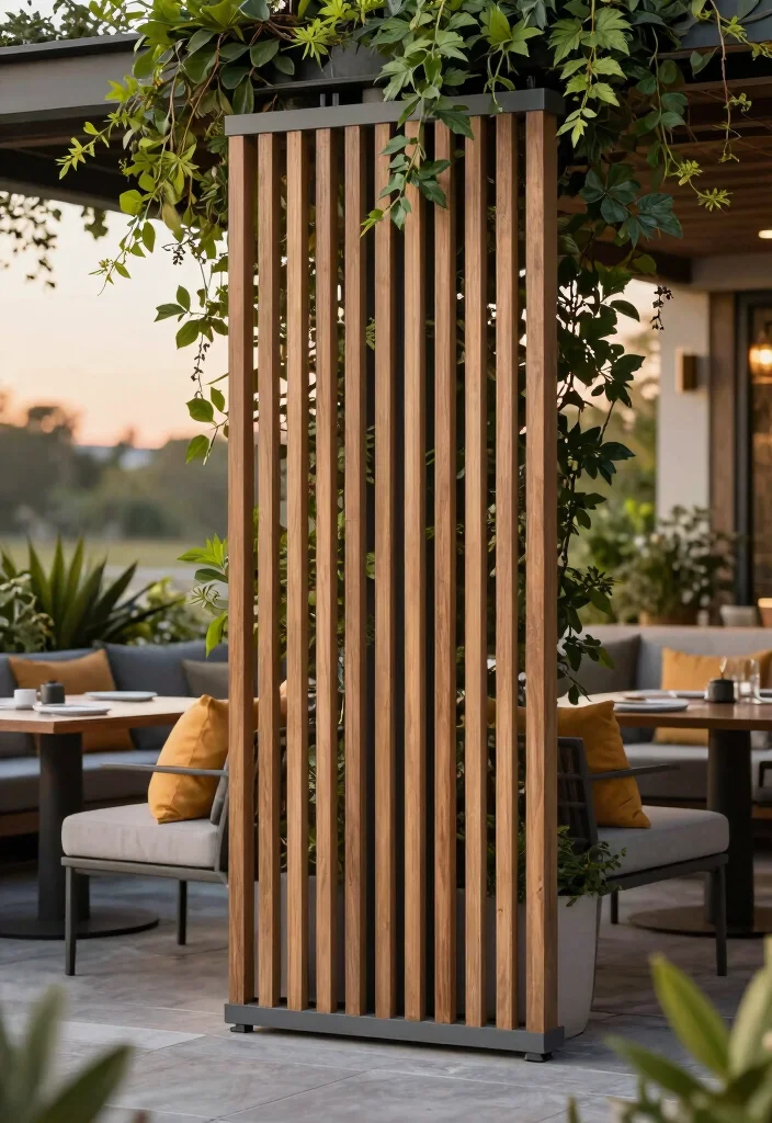 18 Wood Trellis Design Ideas With Timeless Appeal 5 18 Wood Trellis Design Ideas With Timeless Appeal - 5. Vertical Slat Trellis 1