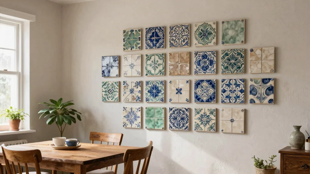 12 Ceramic Wall Art Tiles That Add Texture Without a Full Backsplash