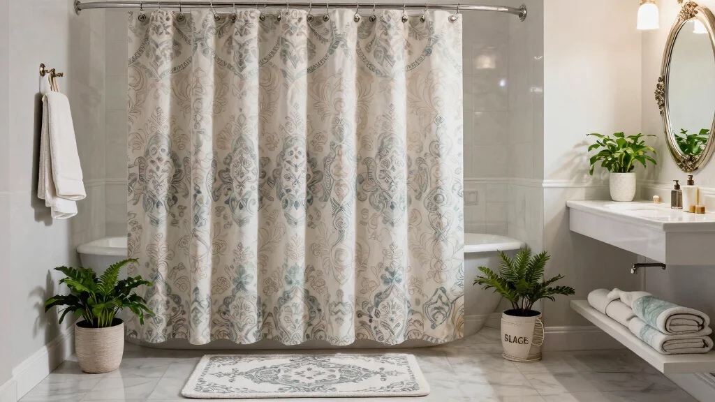 12 Fancy Shower Curtains That Look High-End Without the Price Tag