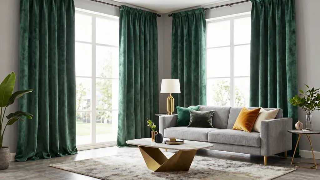 12 Green Velvet Curtain Ideas That Add Drama Without Overwhelming