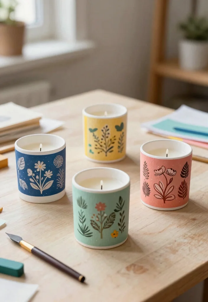 12 Ikea Candle Holder Ideas That Look High-End With Simple Hacks - 10. Personalized Touch: Engraved or Decoupage Candle Holders 1