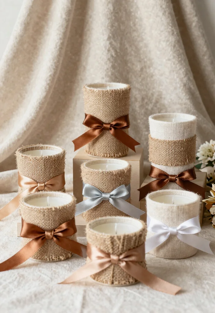 12 Ikea Candle Holder Ideas That Look High-End With Simple Hacks - 11. Textured Appeal: Adding Fabric or Ribbon 1