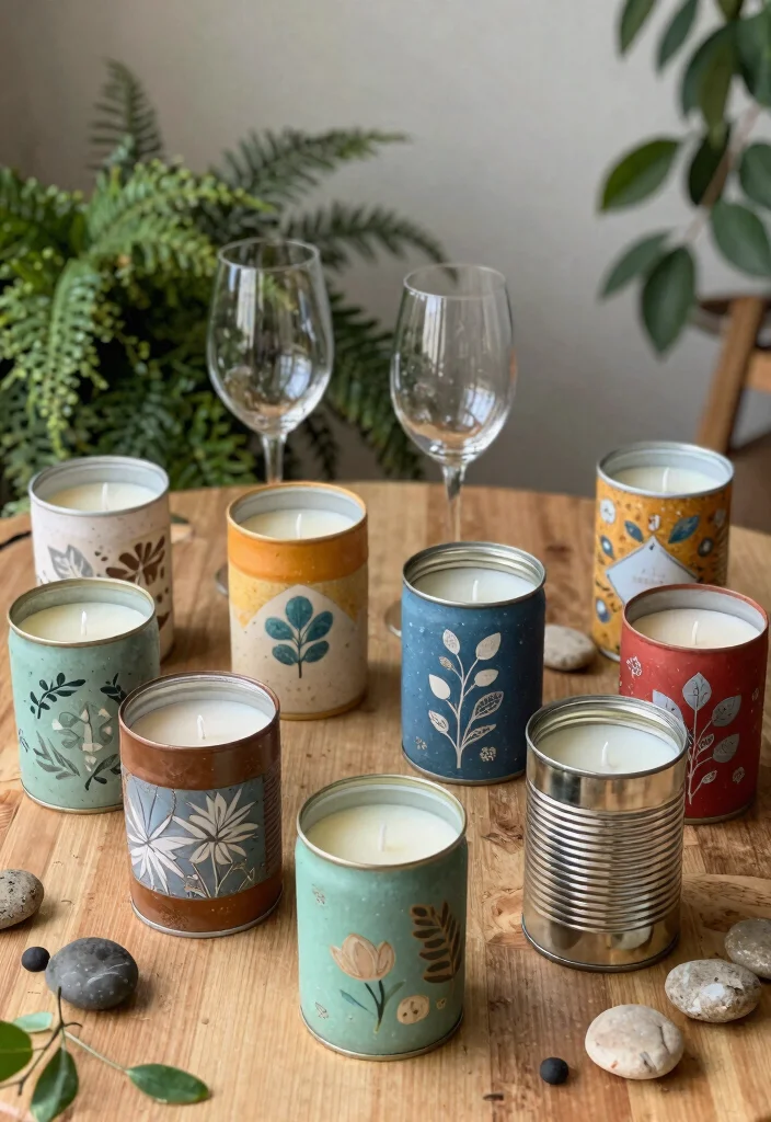 12 Ikea Candle Holder Ideas That Look High-End With Simple Hacks - 7. Eco-Friendly: Upcycled Candle Holders 1