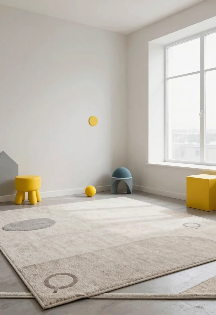 12 Kids Room Carpet Ideas That Hide Stains and Spills - 12. Minimalist Options for Modern Spaces 1