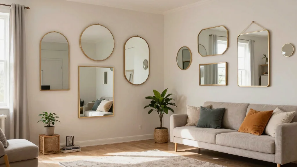 12 Living Room Wall Mirrors That Make Dark Rooms Brighter
