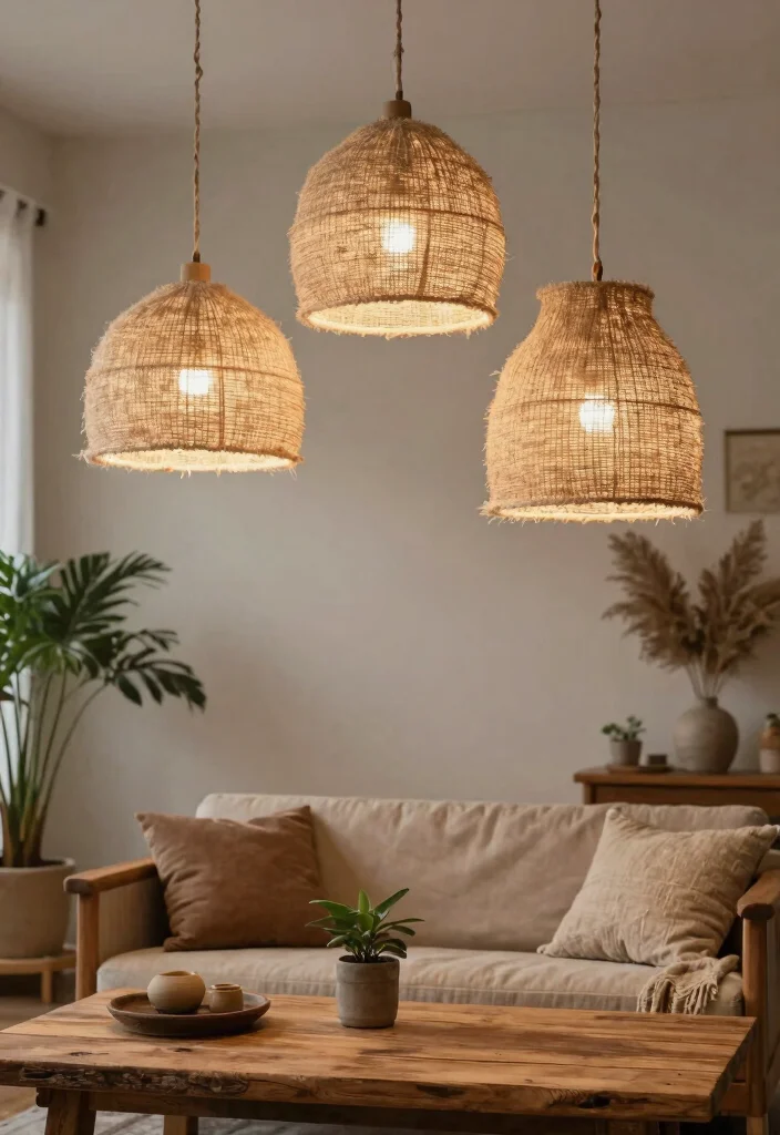 12 Pendant Light Shades That Soften Harsh Bulb Glare - 11. Natural Fiber Shades 1