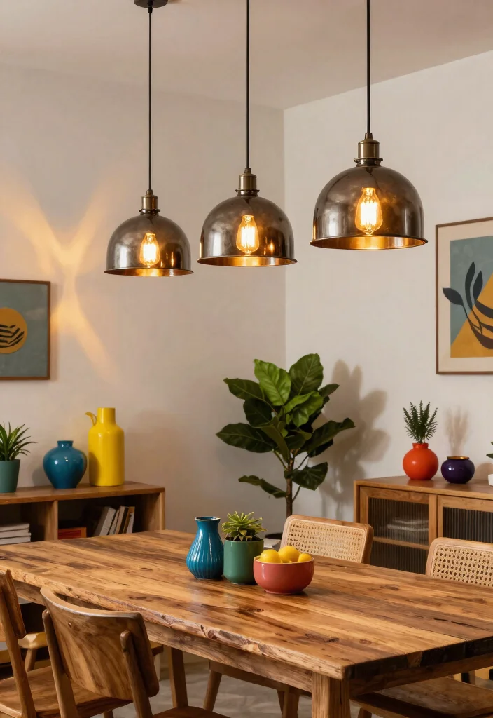 12 Pendant Light Shades That Soften Harsh Bulb Glare - 4. Retro Metal Shades 1