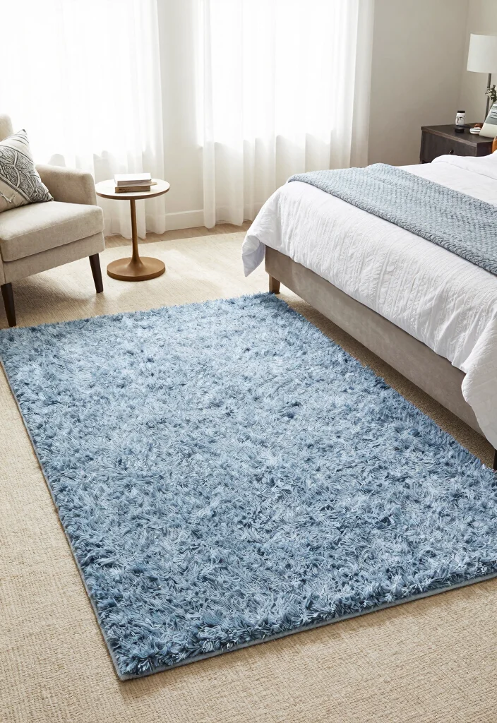 12 Rug on Carpet Bedroom Ideas That Actually Stay in Place - 1. Layering Textures for Depth 1