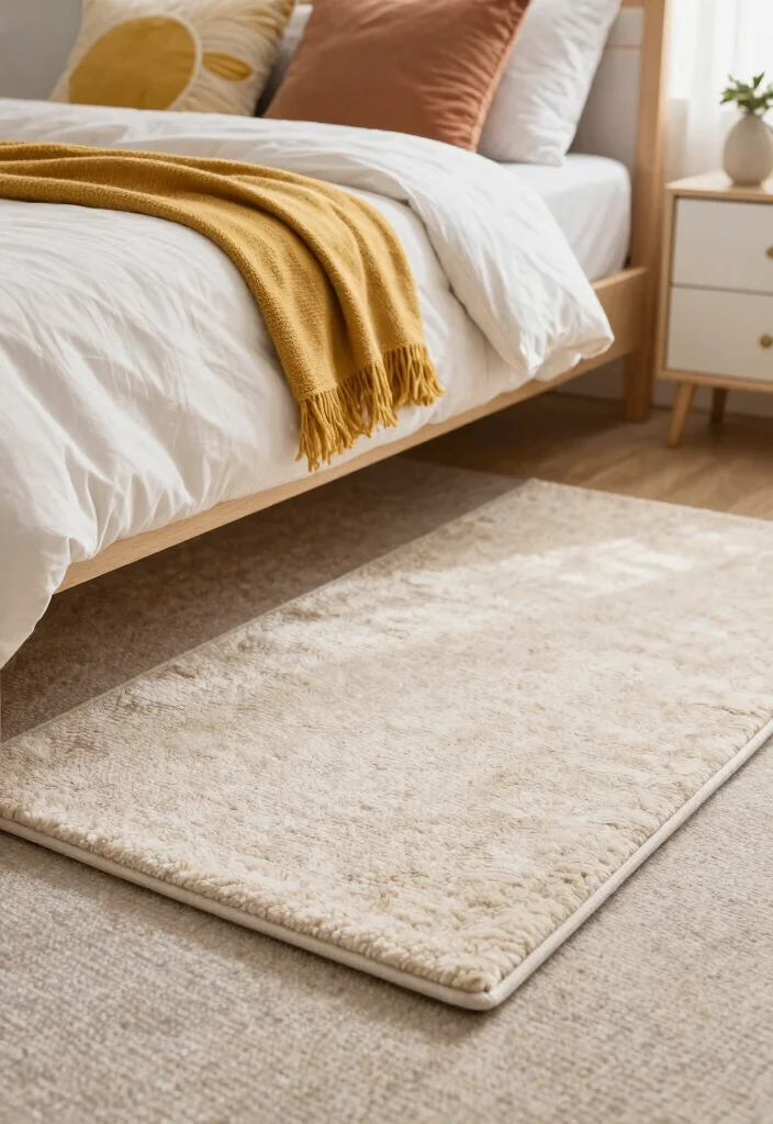 12 Rug on Carpet Bedroom Ideas That Actually Stay in Place - 2. Non-Slip Rug Pads Are Essential 1