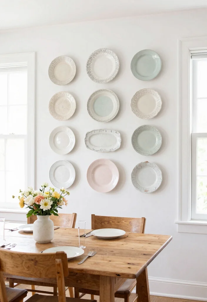 12 Wall Decor Items That Fill Blank Walls Without Looking Busy - 11. Vintage Plates 1