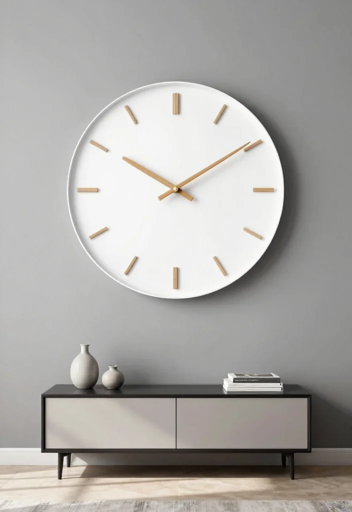 12 Wall Decor Items That Fill Blank Walls Without Looking Busy - 7. Simple Wall Clocks 1
