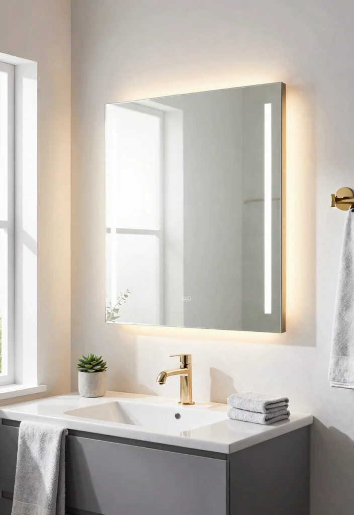 14 Bathroom Lighting Mirror Ideas That Eliminate Shadows - 1. Backlit Vanity Mirrors 1