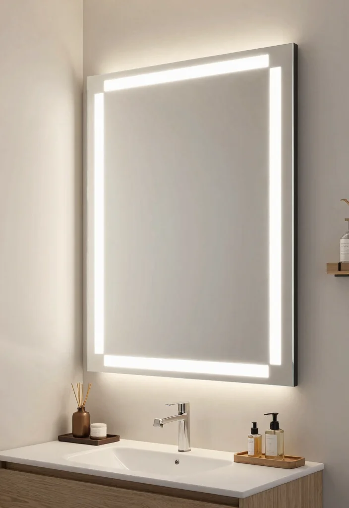 14 Bathroom Lighting Mirror Ideas That Eliminate Shadows - 12. LED Light Bars 1