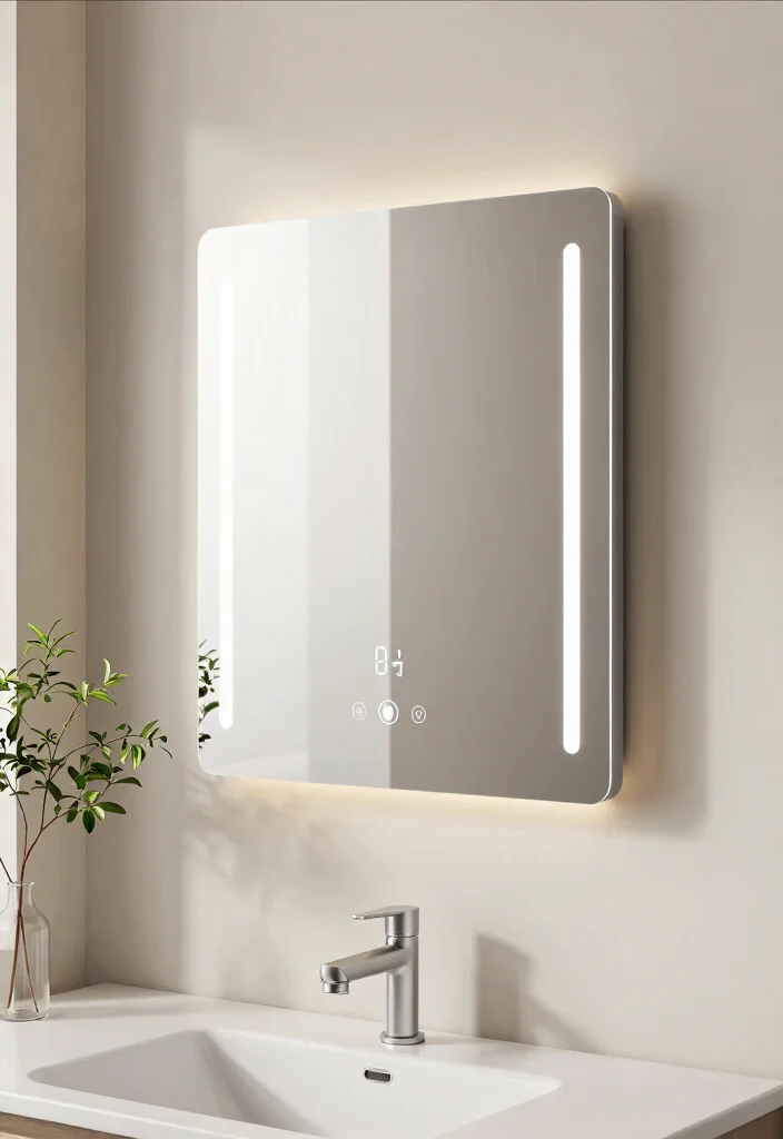 14 Bathroom Lighting Mirror Ideas That Eliminate Shadows - 3. Smart Mirrors with Adjustable Lighting 1