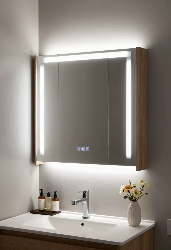 14 Bathroom Lighting Mirror Ideas That Eliminate Shadows - 6. Illuminated Medicine Cabinets 1