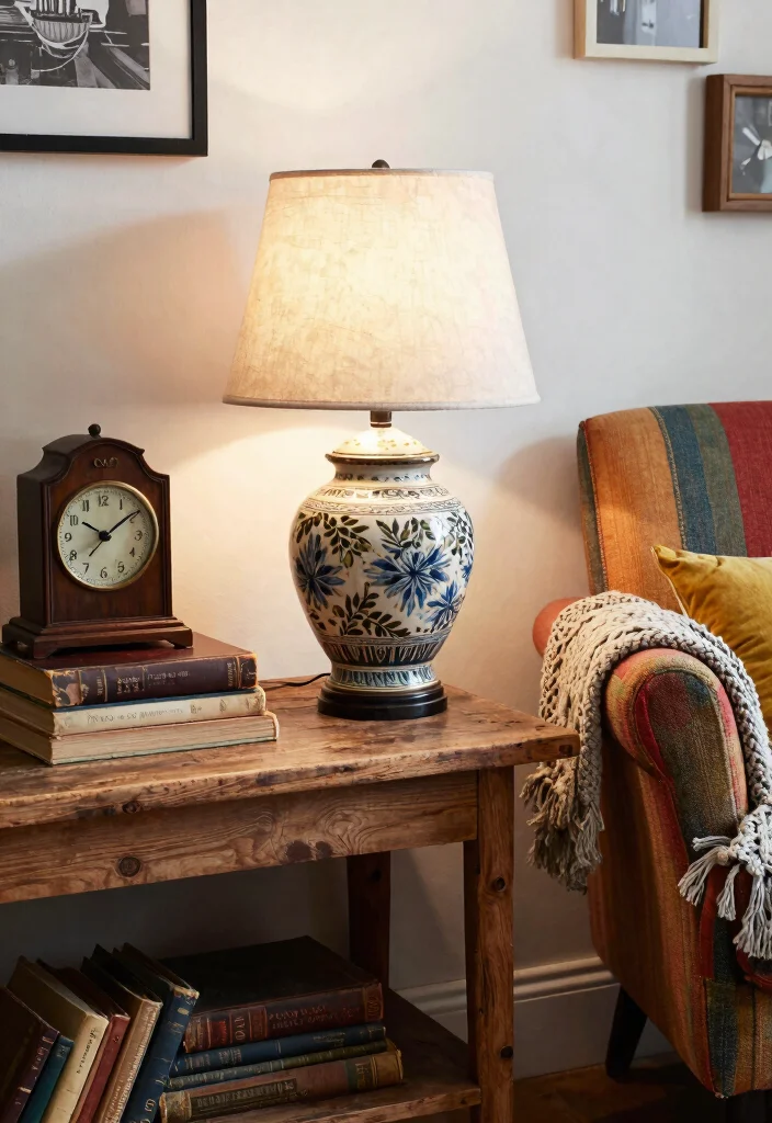 14 Ginger Jar Lamp Ideas That Work in Modern and Traditional Homes - 5. Vintage Finds: Thrifted Ginger Jar Lamps 1