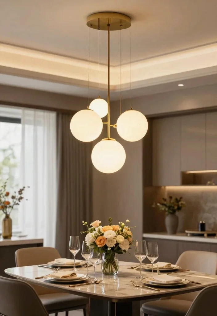 14 Globe Pendant Light Ideas for Any Room on a Budget - 10. Multi-Light Globe Pendant Fixtures 1