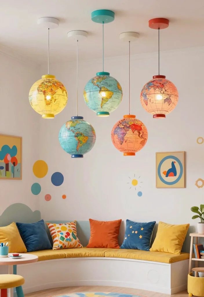 14 Globe Pendant Light Ideas for Any Room on a Budget - 13. Customizable Globe Pendant Lights 1