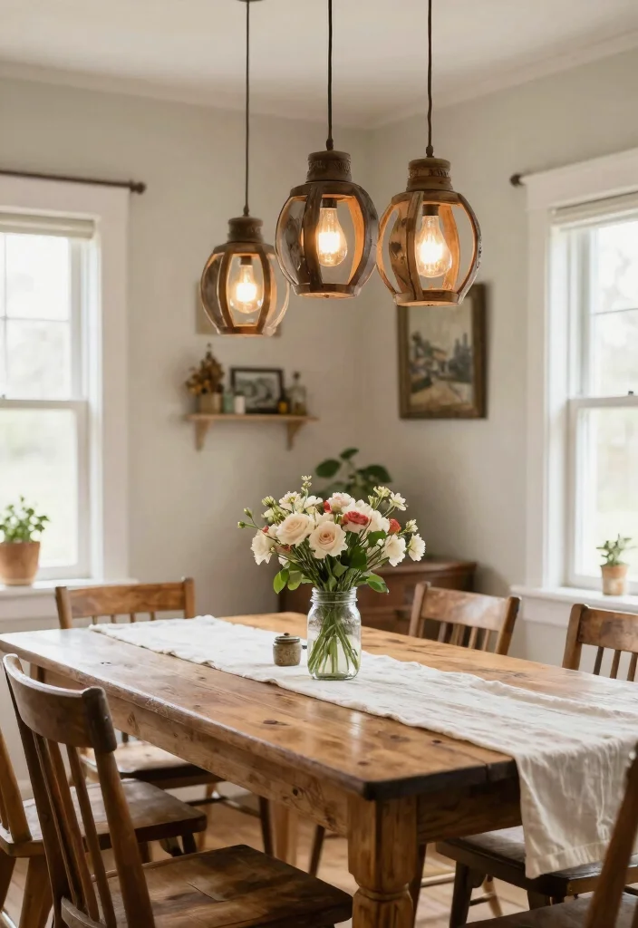 14 Globe Pendant Light Ideas for Any Room on a Budget - 4. Farmhouse Style Globe Pendants 1
