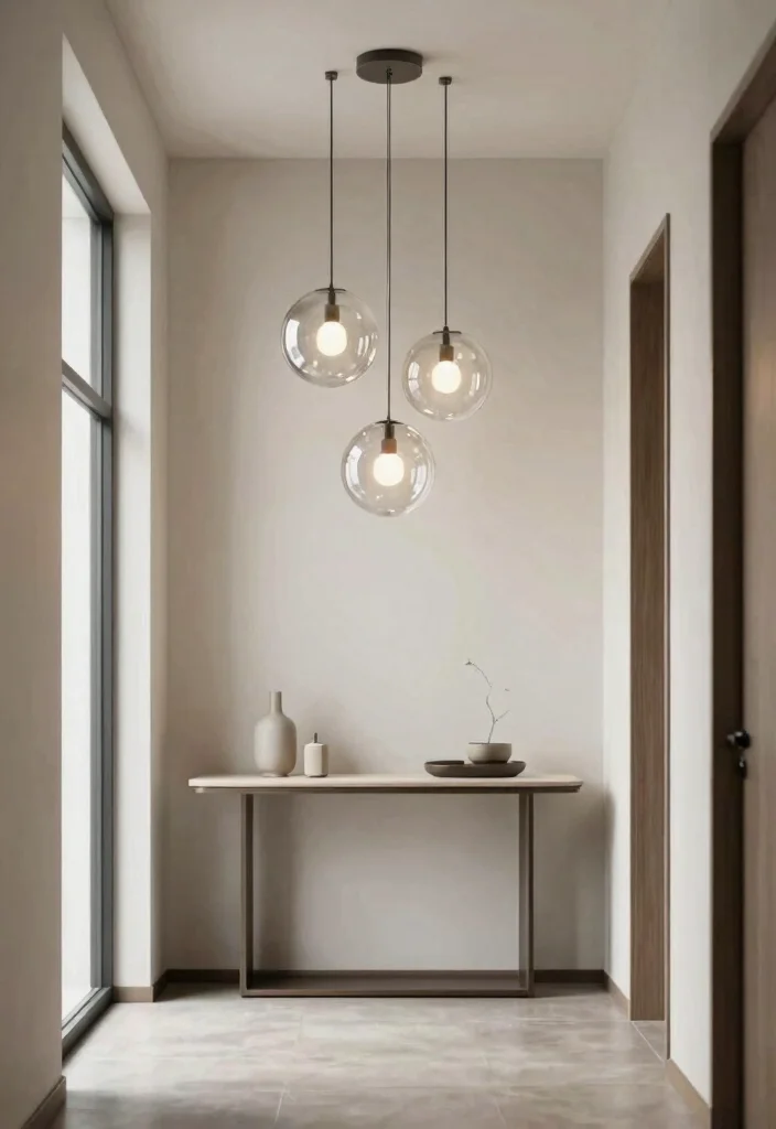 14 Globe Pendant Light Ideas for Any Room on a Budget - 5. Minimalist Globe Pendants 1