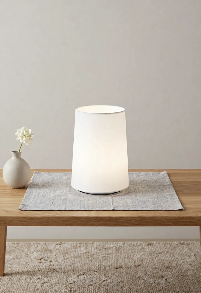 14 Lamp Table Decor Ideas That Don't Crowd the Surface - 1. Layered Textures 1