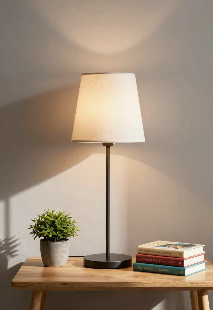 14 Lamp Table Decor Ideas That Don't Crowd the Surface - 4. Play with Heights 1